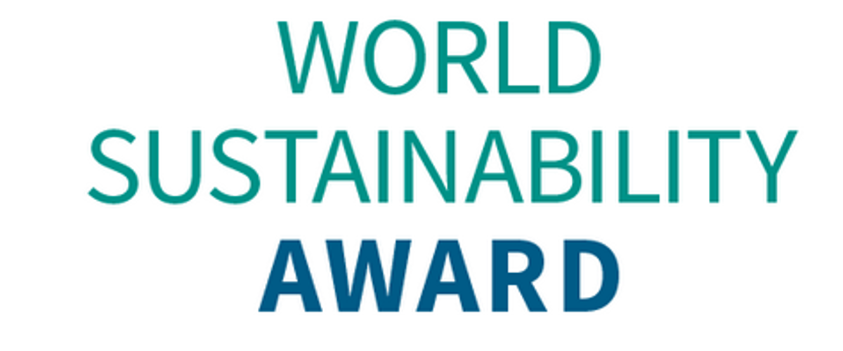 Liu recognized with World Sustainability Award
