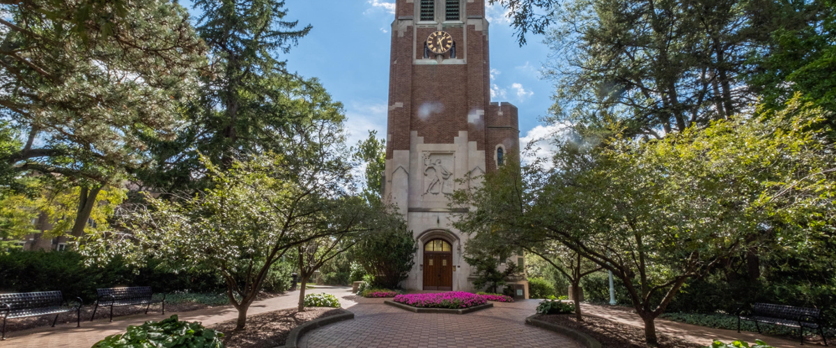 Beaumont Tower in the summer