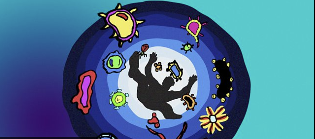 Cartoon illustration for BBC's bacteria show