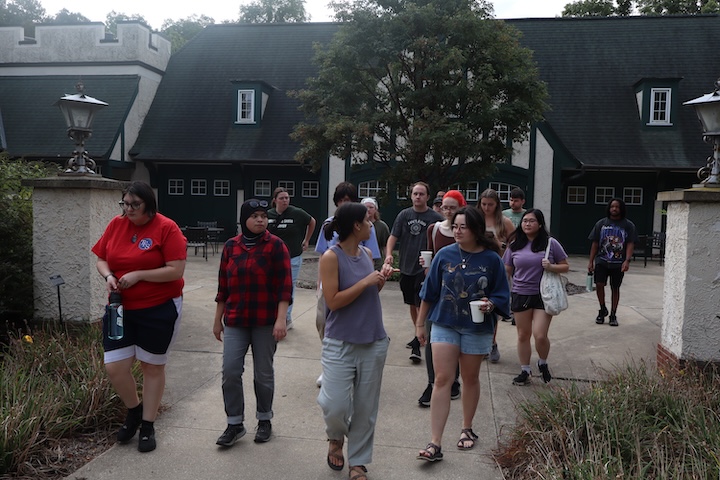 Group leaves the KBS manor house